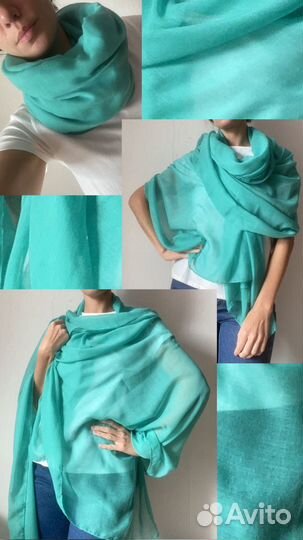 Шарф снуд перчатки митенки варежки