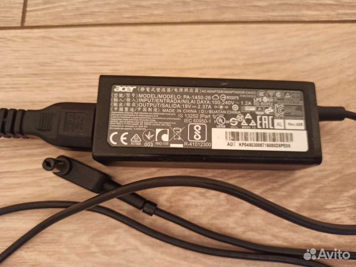 Зарядка для ноутбука acer