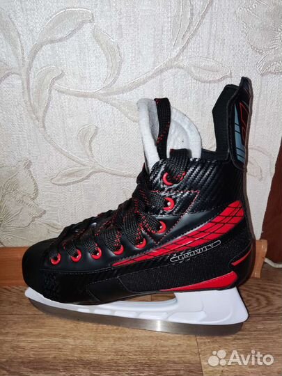 Коньки хоккейные tech team gravity 39 размер