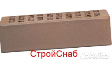 Кирпич лср 1 нф Светло-коричневый флеш гладкий