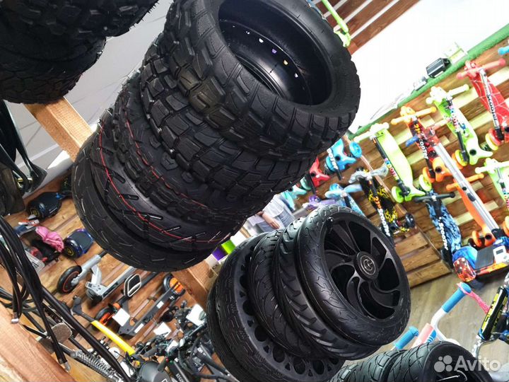 Покрышки и камеры для электросамокатов