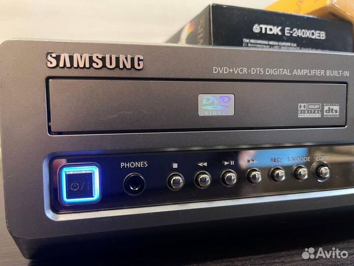 DVD S-VHS Tuner Ресивер 6head Samsung