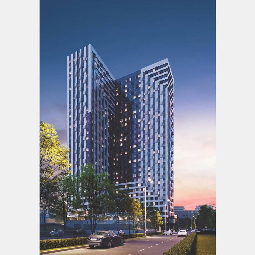 1-к. апартаменты, 38,8 м², 13/30 эт.