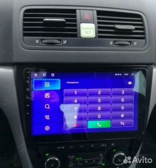 Магнитола Skoda Yeti Android