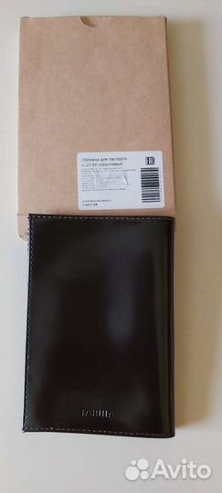 Обложка для паспорта Fabula натуральная кожа