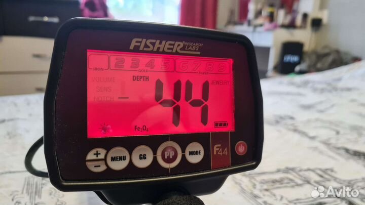 Металлоискатель fisher f44 с катушкой 11DD