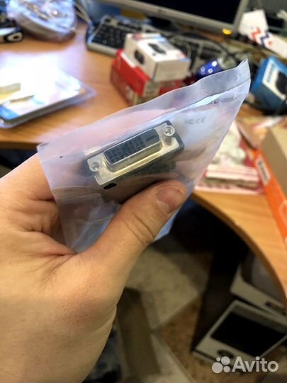 Переходник/адаптер mini DisplayPort-DVI-D Nvidia