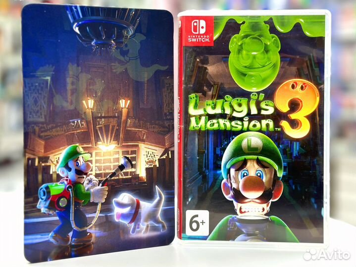 Luigi’s Mansion 3 Steelbook (Switch) Б/У