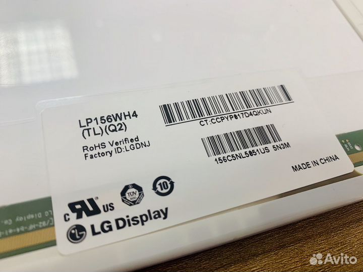 Дисплей для ноутбука 15.6 LED 40PIN матрица Б/У