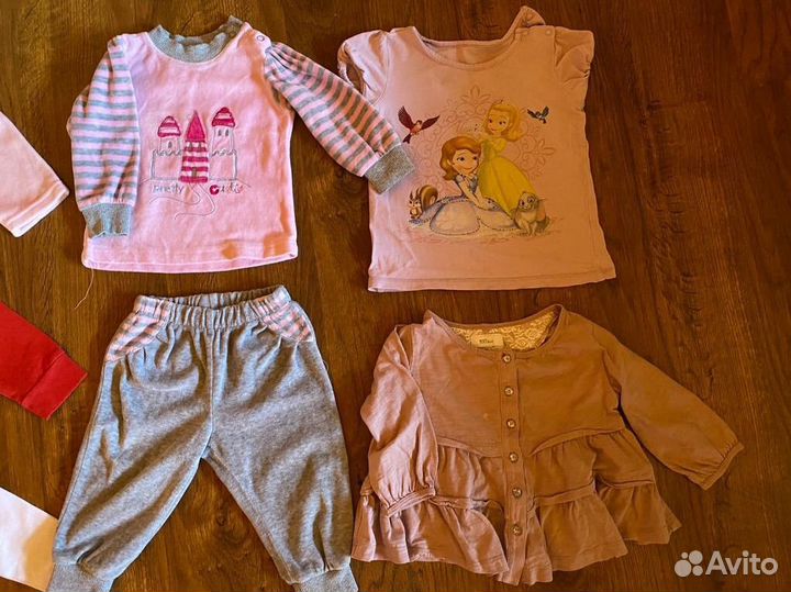 Одежда пакетом для девочки 68 74