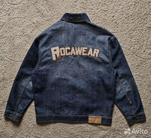 Джинсовая Куртка Рэп Rocawear винтаж оригинал М-S