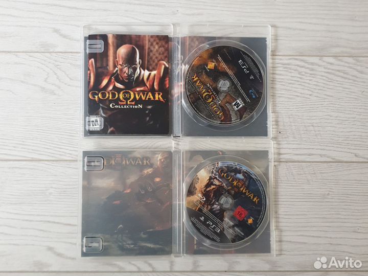 Трилогия God of War на ps3