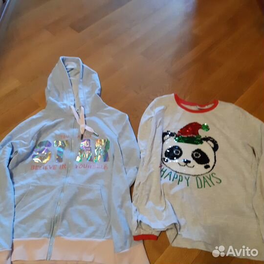 Одежда для девочки пакетом, р.140-146