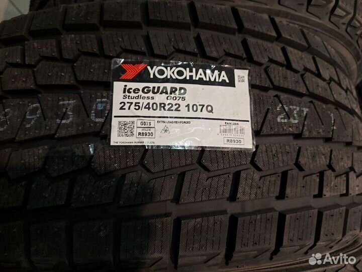 Yokohama Ice Guard G075 315/35 R22 и 275/40 R22