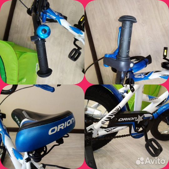 Детский велосипед orion kibs bike rush 12