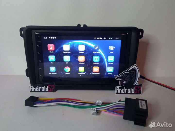 Магнитола андроид Фольксваген skoda