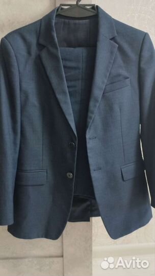 Школьная форма синяя для мальчика 158