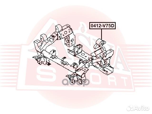 Подушка дифференциала mitsubishi mitsubishi PAJ