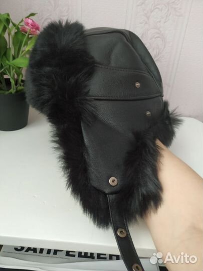 Шапка ушанка мужская
