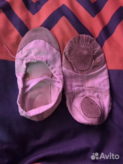 Балетки танцевальные 37-38 бу