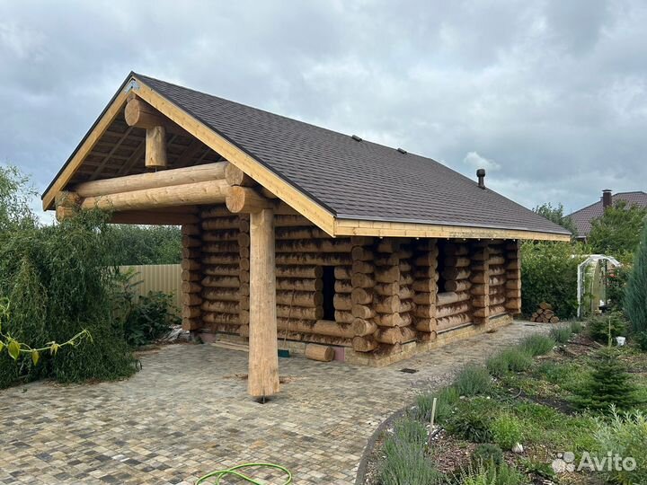 Срубы домов, бань