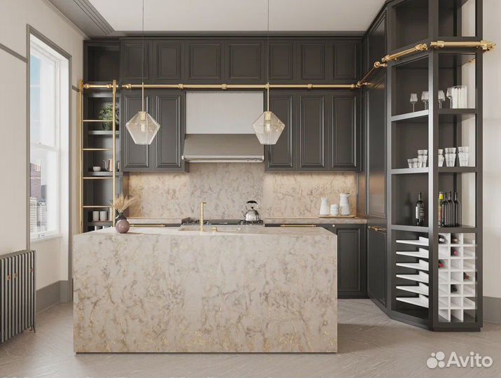 Столешницы, лестницы, из искусственного камня