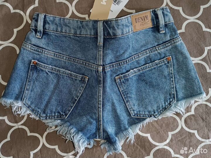 Шорты mini джинсовые