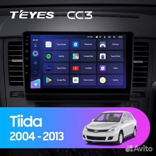 Teyes CC3 3/32 Nissan Tiida C11 (2004-2013) F1