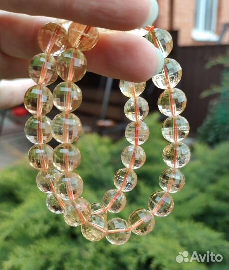 Цитрин натуральный 10 мм