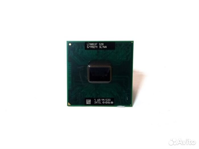 CPU/ppga478/Celeron M 520 (1M Cache, 1.6 GHz, 533