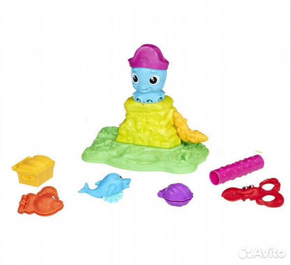 Веселый осьминог Play Doh