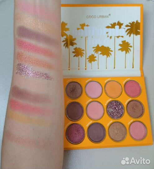 Палитра теней California love