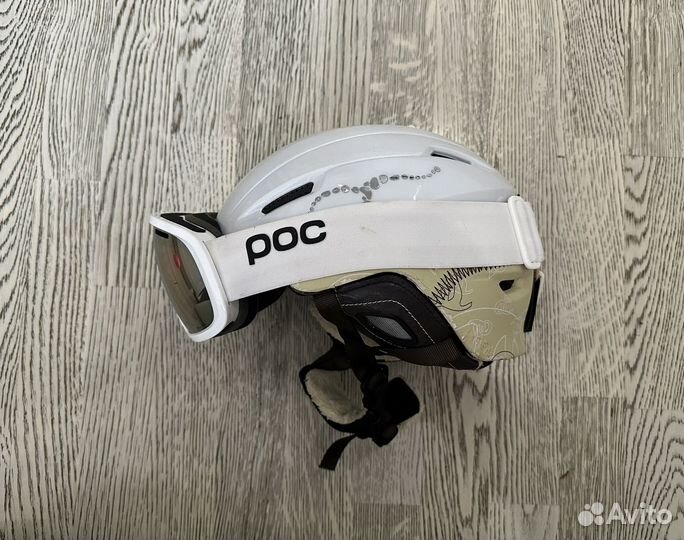 Горнолыжный шлем и маска