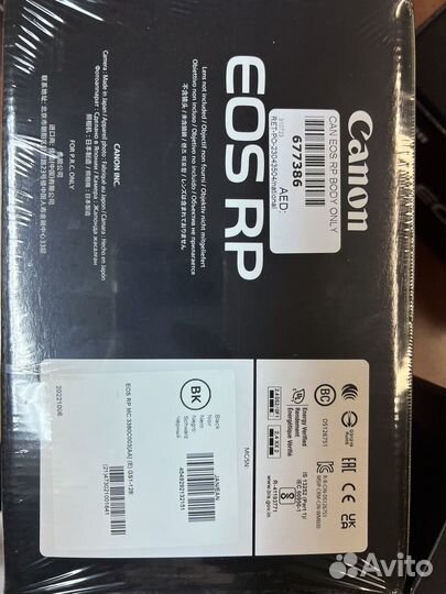 Canon EOS RP body новый