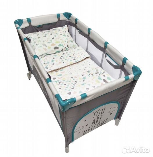 Детская кровать манеж Amarobaby