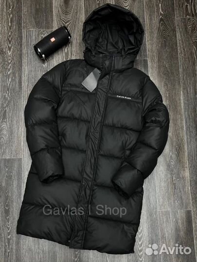 Пуховик мужской длинный