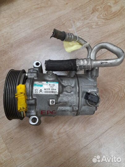 Компрессор кондиционера Peugeot 308 EP6 2007-2014