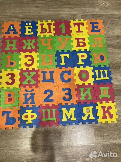Коврик пазл алфавит