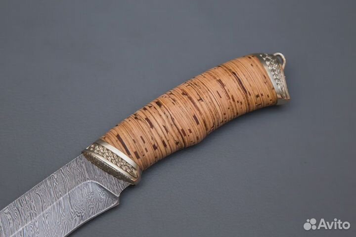 Нож Беркут Сёмин из дамасской стали