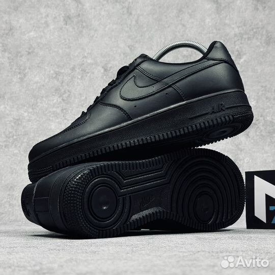 Кроссовки nike air force 1 черные