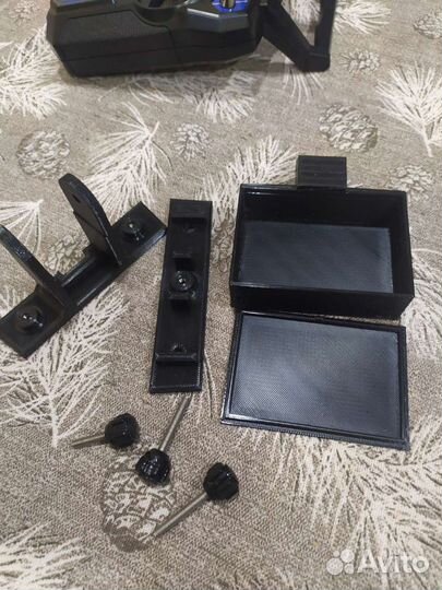 Крепление эхолота Lucky 918 на пульт Flysky