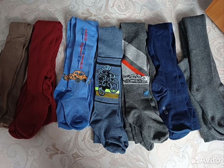 Колготки детские для мальчиков 116-128