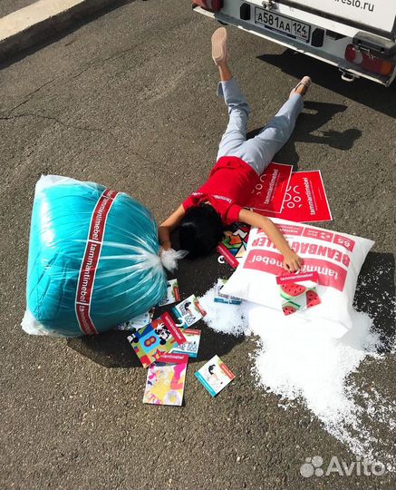 Наполнитель для кресло мешка, гранулы пенополистир