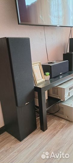 Колонки 5.0 Attitude, ресивер pioneer vsx-D510