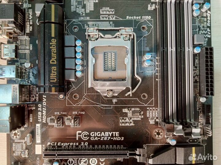 Материнская плата Gigabyte GA-z87-hd3