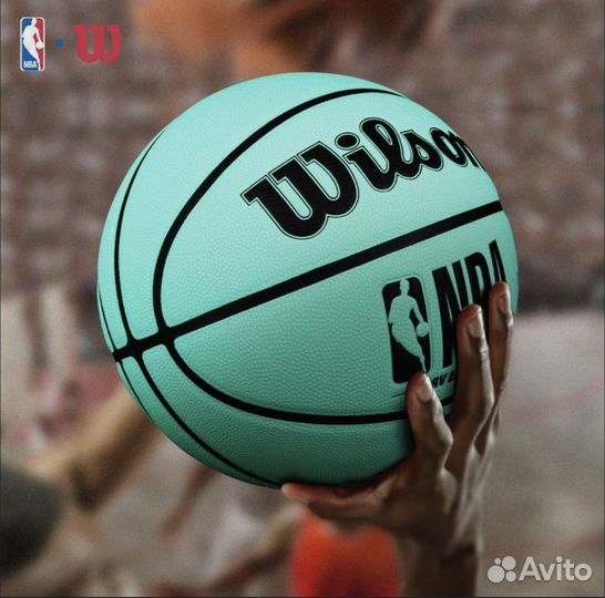 Баскетбольный мяч оригинал Wilson Tiffany бирюзов
