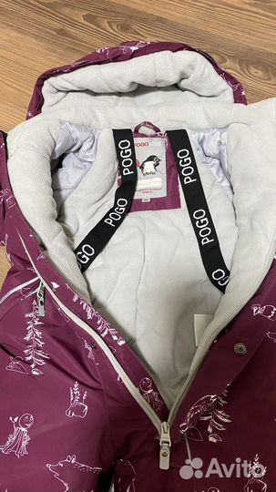 Комбинезон зимний для девочки 80-86