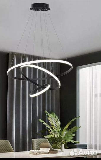 Люстра потолочная с пультом