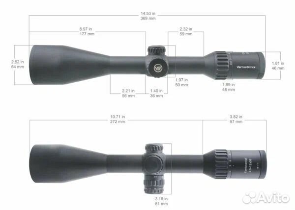 Продам прицел Vector Optics Continental 2,5-15x56