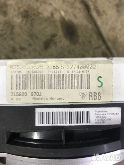 Панель приборов Porsche Cayenne